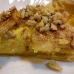 Tarte de maçã e amêndoa com farinha Custard