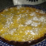 Tarte de Leite Condensado e Laranja