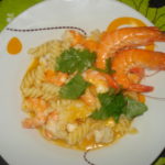 Massada de Tamboril com gambas