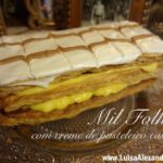 Mil Folhas com Creme de Pasteleiro Caseiro