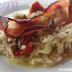 Arroz de Pato com Bacon Crocante